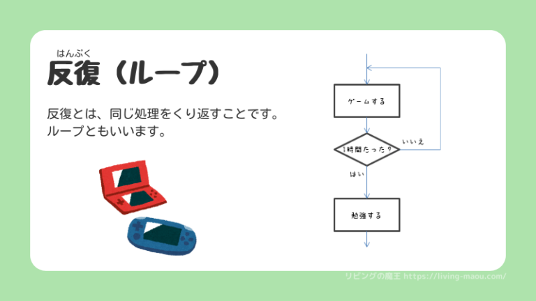 【子ども向け】プログラミングの基本構造とは?順次、分岐、反復について学ぼう! – リビングの魔王